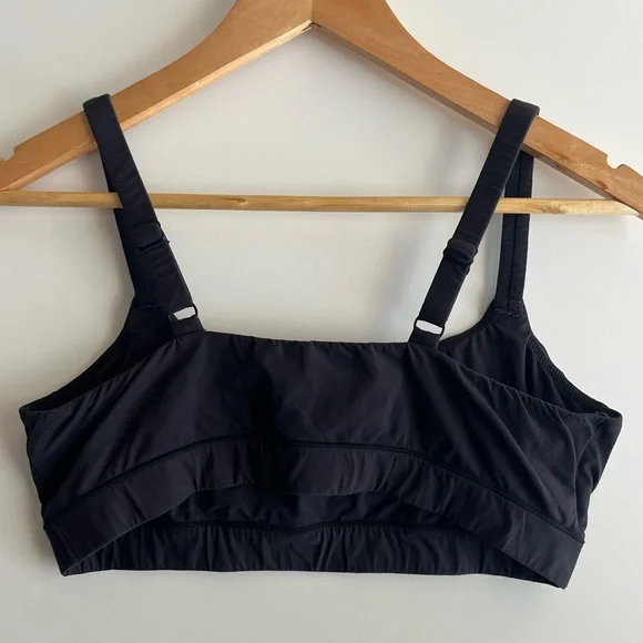 Skims Fits Everybody Scoopneck Bralette Onyx Black 2X - Picture 8 of 11
